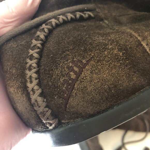 EARTH Leather Boots Women's Size 7B Brown Montage Beaver Kalso Technology - Picture 11 of 14